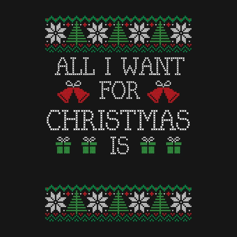 Motif de Noël avec cadeaux et cloches Homme Manches Longues T-Shirt