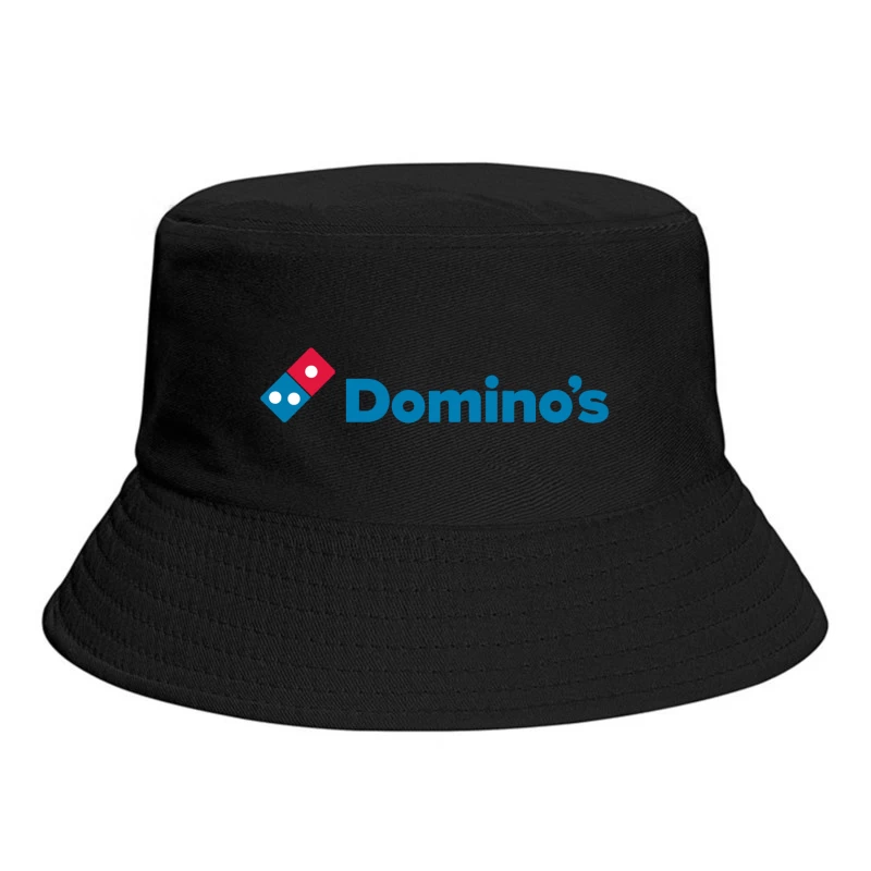 Domino's Pizza Corporate Logo in Blue and Red Bucket Hat