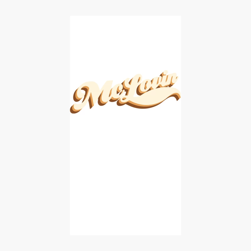 Retro Motown Typography: Vintage Music Logo Design iPhone Case