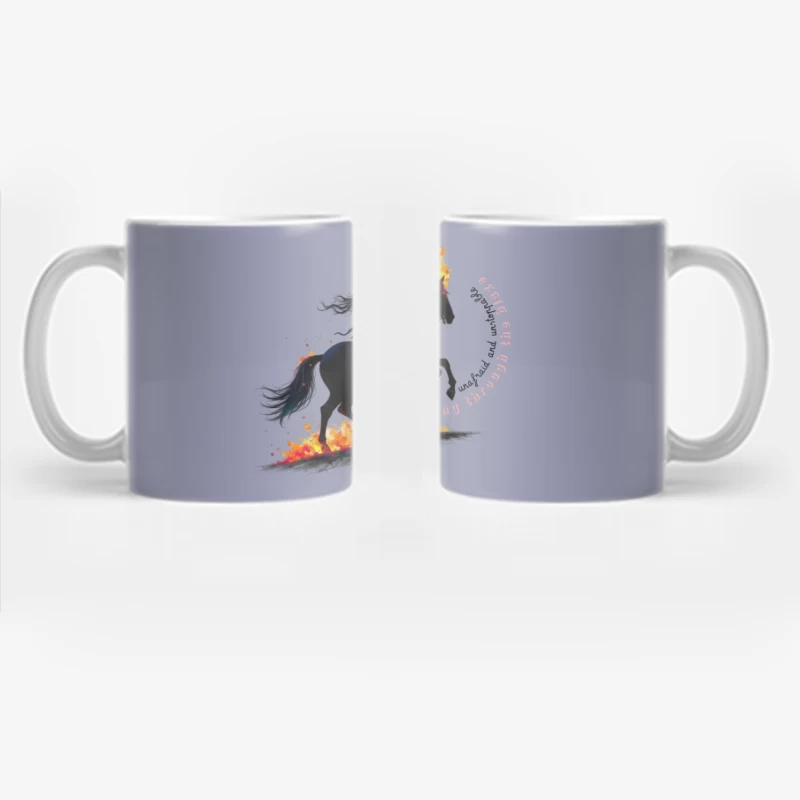 Rider in Flames Coffee Mug