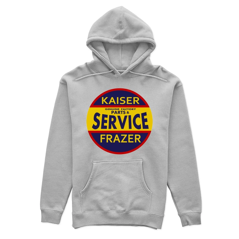 Vintage Kaiser Frazer Automotive Service and Parts Dealership Sign Female Pullover Hoodie