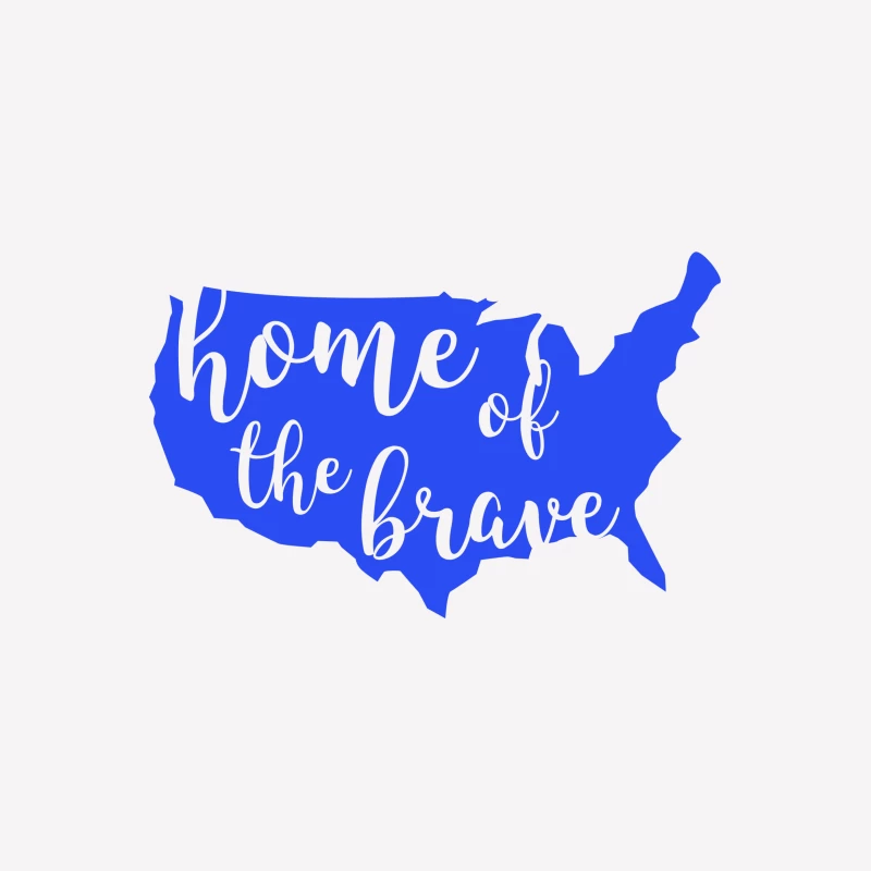 Carte des États-Unis: Maison des braves Femme T-Shirt