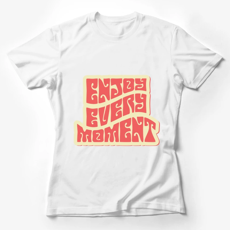 Inspirierendes Zitat in Retro-Stil Damen T-Shirt