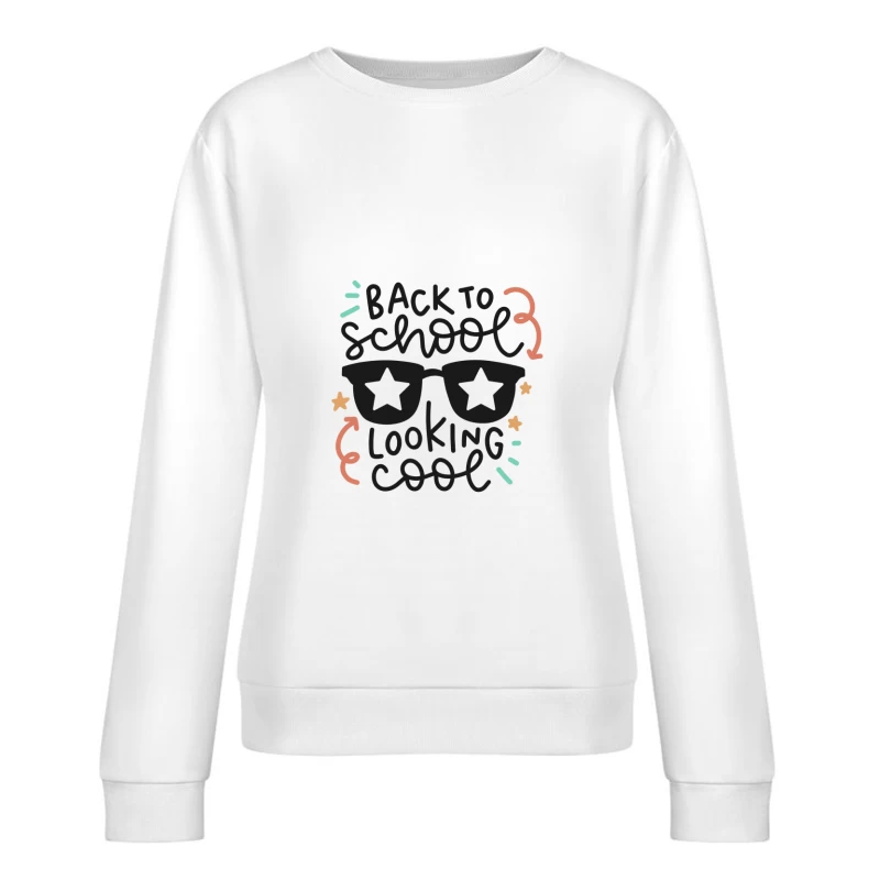 Retour à l'école avec style Femme Sweat-shirt à enfiler