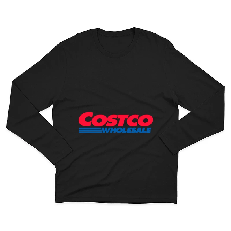 Costco Wholesale Corporation Logo Design Male Long Sleeve T-Shirt