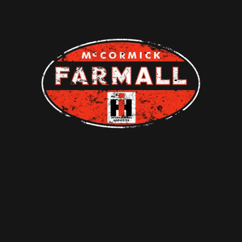 Vintage McCormick Farmall International Harvester Logo Male T-Shirt