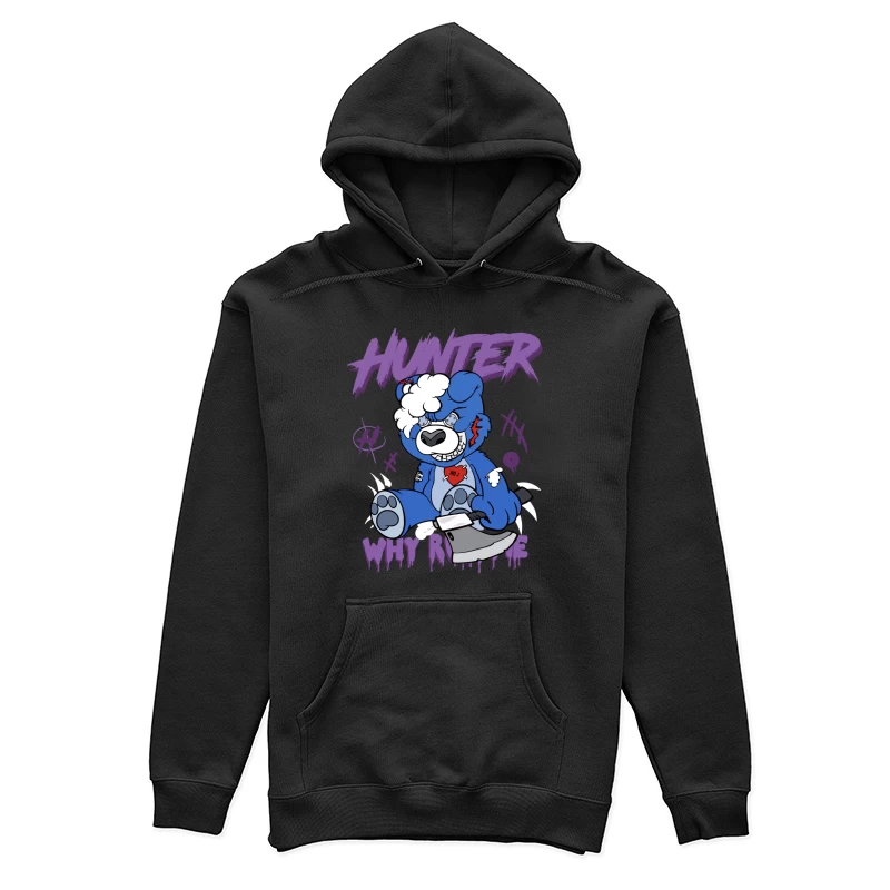 Jagd-Bär mit Axt Damen Pullover Hoodie