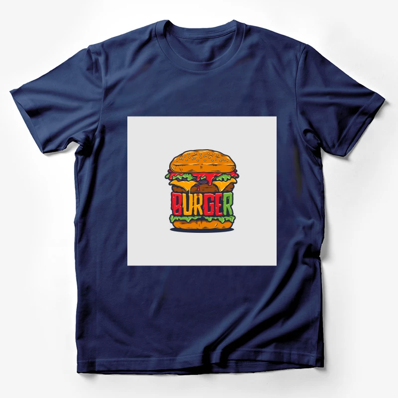 Illustration de burger coloré Homme T-Shirt