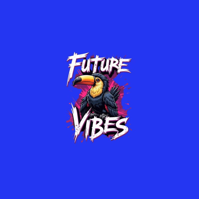 Future Vibes with a Colorful Toucan Travel Mug