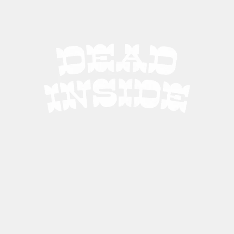 Dead Inside  Retro Typography Design Male Tank Top