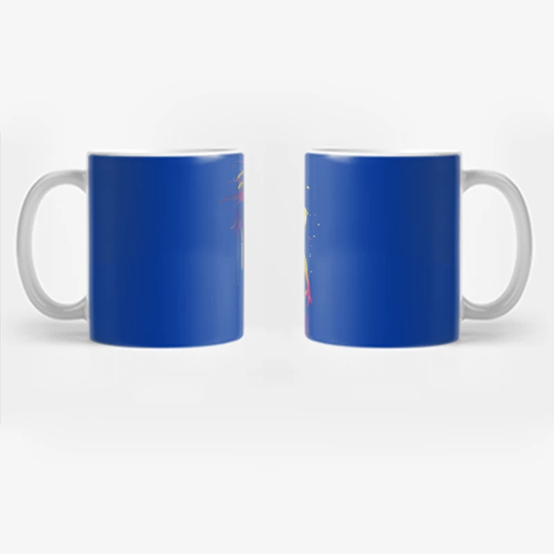 Colorful Abstract Woman Coffee Mug