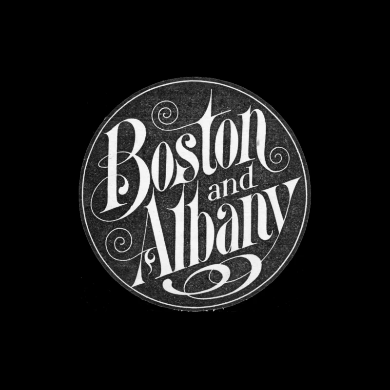 Boston and Albany Railroad Throw Pillow