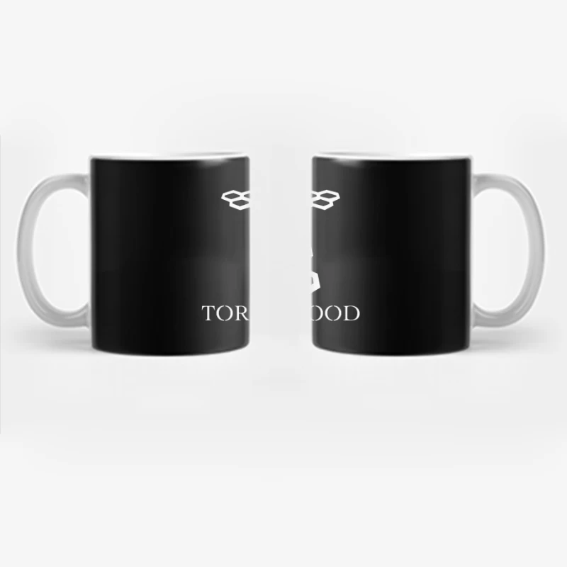 Torchwood Series Geometric Hexagonal Logo Design Coffee Mug