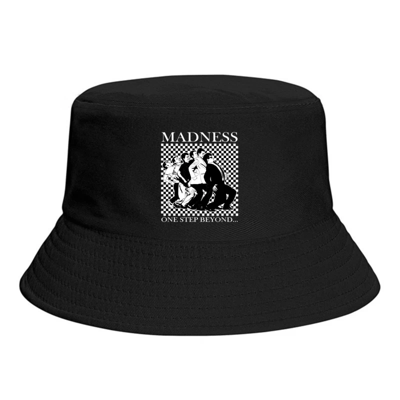 Madness "One Step Beyond" Album Art with Dancing Figures Bucket Hat