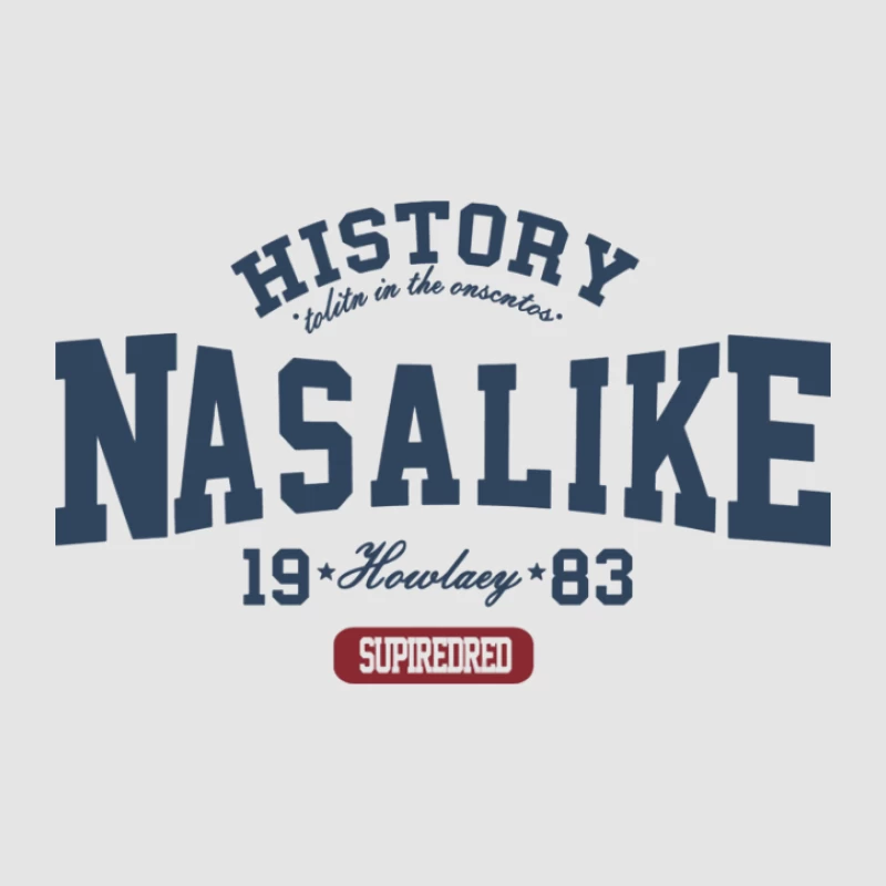 Historie Nasalike 1983 Damen Pullover Hoodie