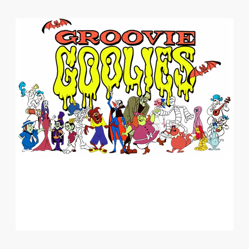 The Groovie Goolies Throw Pillow