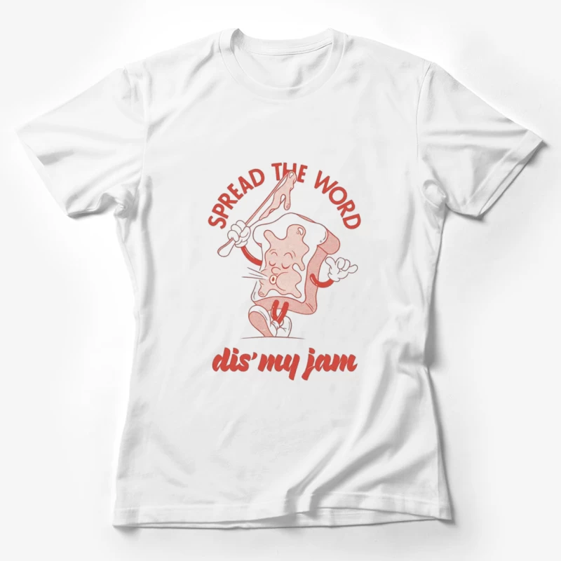 Personnage joyeux de tartine Femme T-Shirt