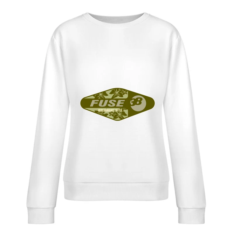 Logo Fuse 58 - Style de Performance Femme Sweat-shirt à enfiler