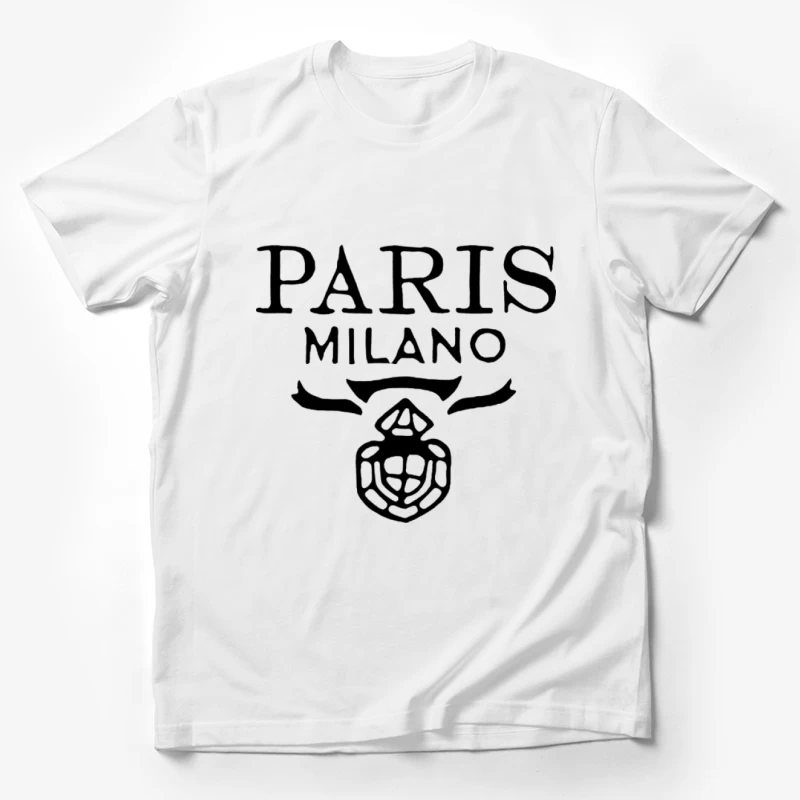 Paris Milano Mode Logo Herren T-Shirt