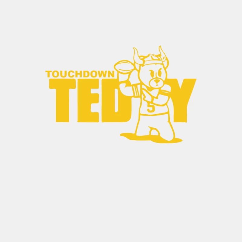 Touchdown Teddy Male Tank Top