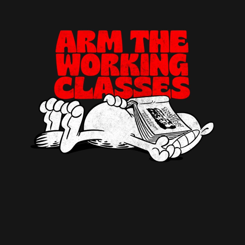 Arm The Working Classes  Garfield Communist Meme Design Mouse Pad