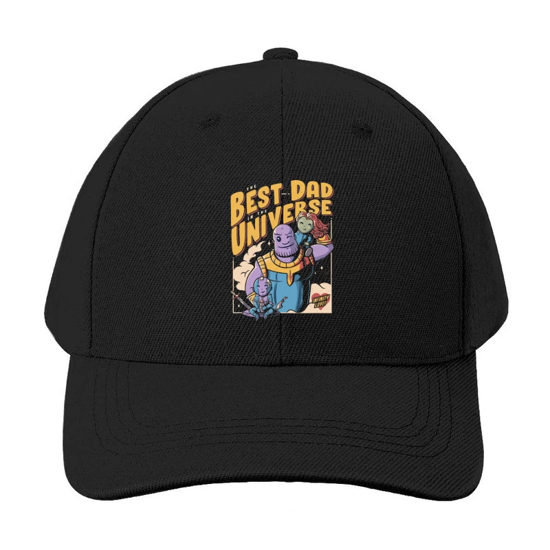 Best Dad in the Universe Comic Art Baseball Cap