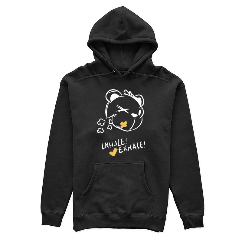 Niedliches Bärendesign für Stressabbau Damen Pullover Hoodie