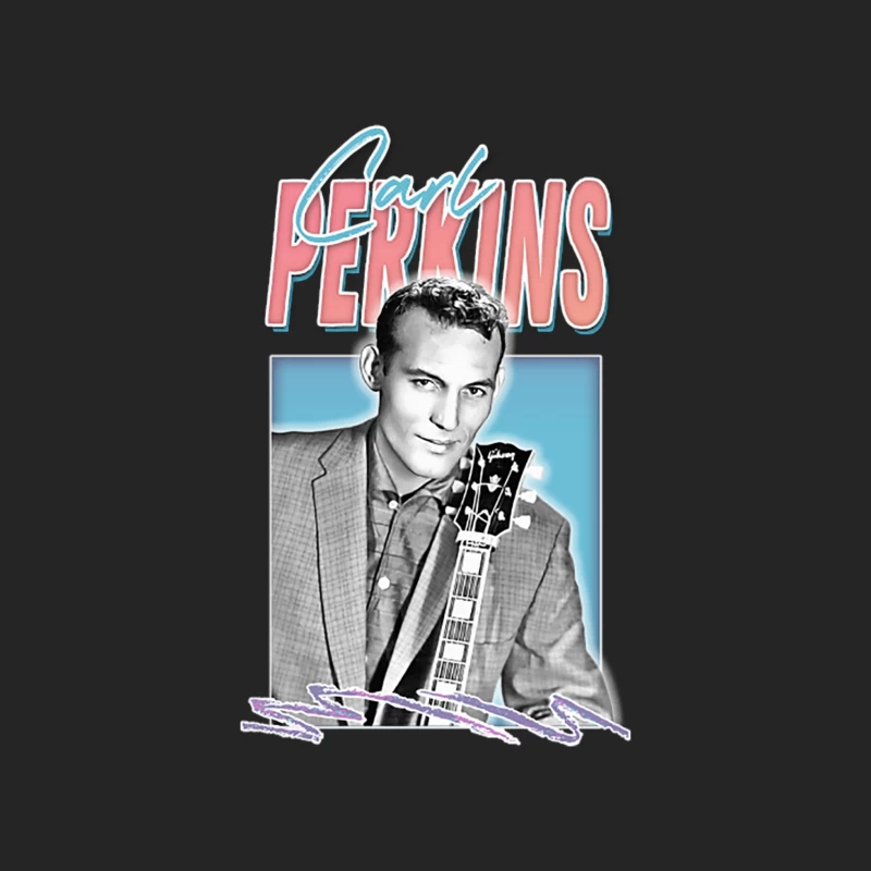 Carl Perkins  Rock &amp_ Roll Fan Design Male Pullover Sweatshirt