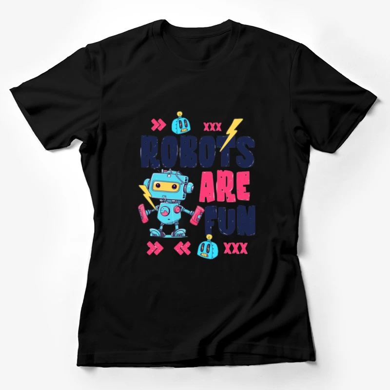 Roboter sind lustig Damen T-Shirt
