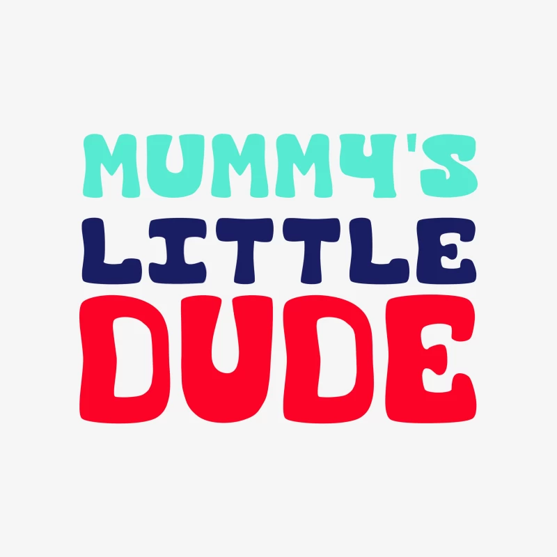 Design coloré avec texte pour enfants Homme Sweat-shirt à enfiler