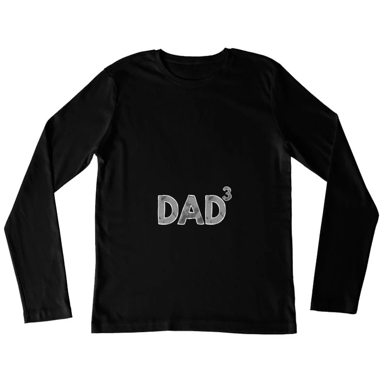 Design de T-shirt DAD au carré Femme Manches Longues T-Shirt