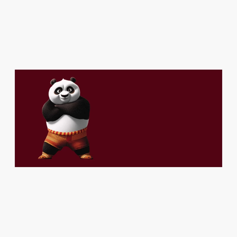 Kung Fu Panda: Animated Character in Martial Arts Pose Coffee Mug