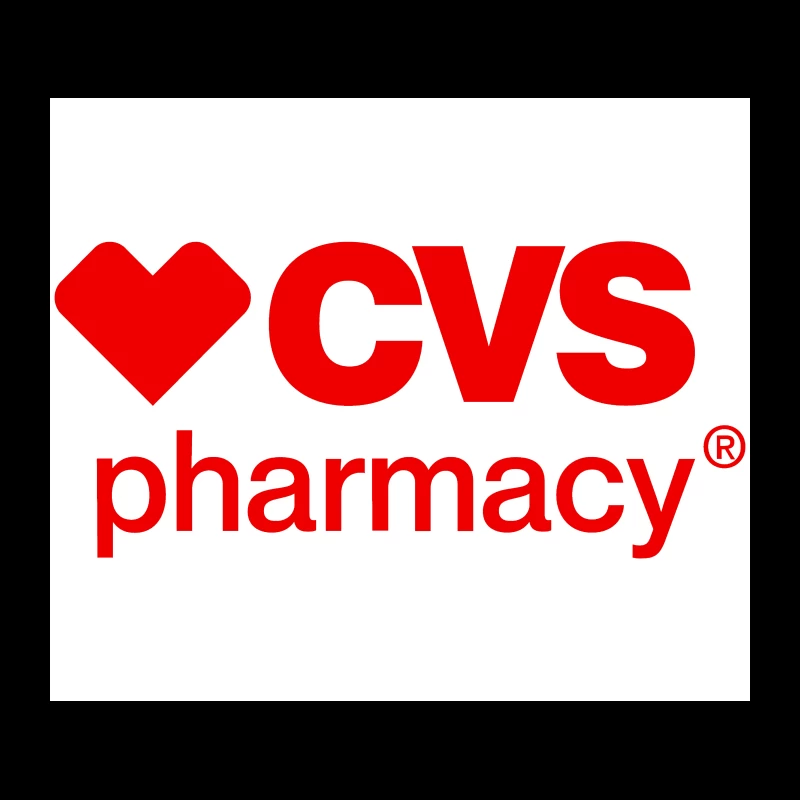 CVS Pharmacy Logo with Red Heart Symbol Tapestry