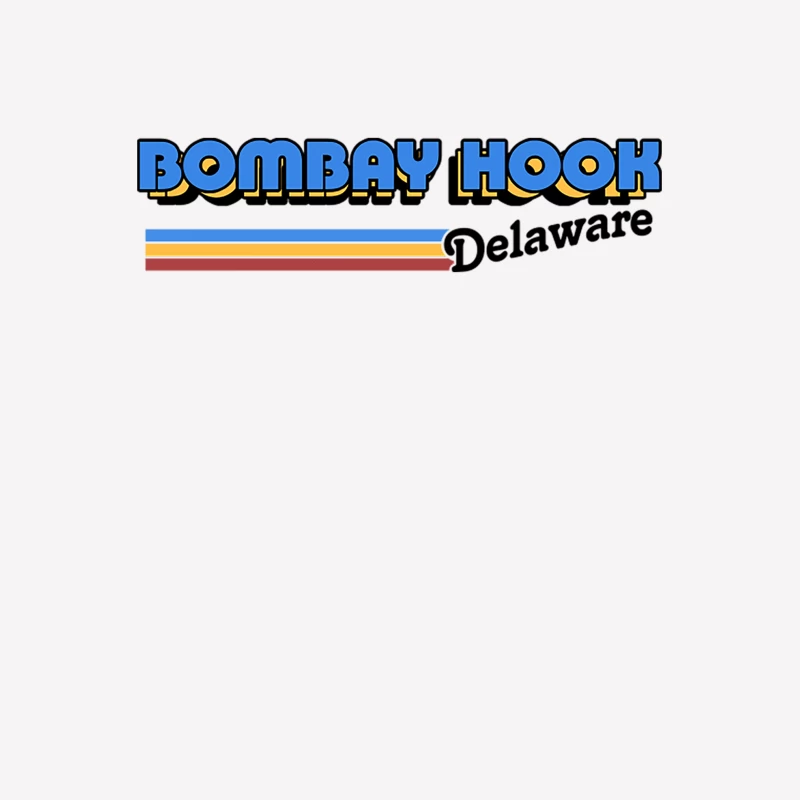 Bombay Hook, Delaware   Retro Styled Design Female T-Shirt