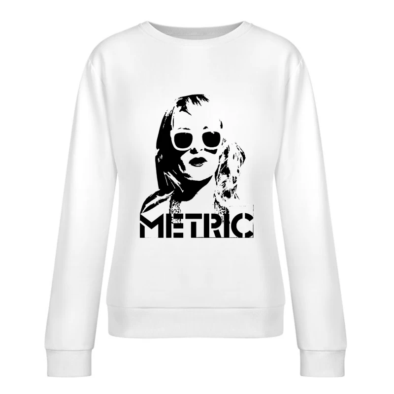 Metric Band Female Pullover Sweatshirt