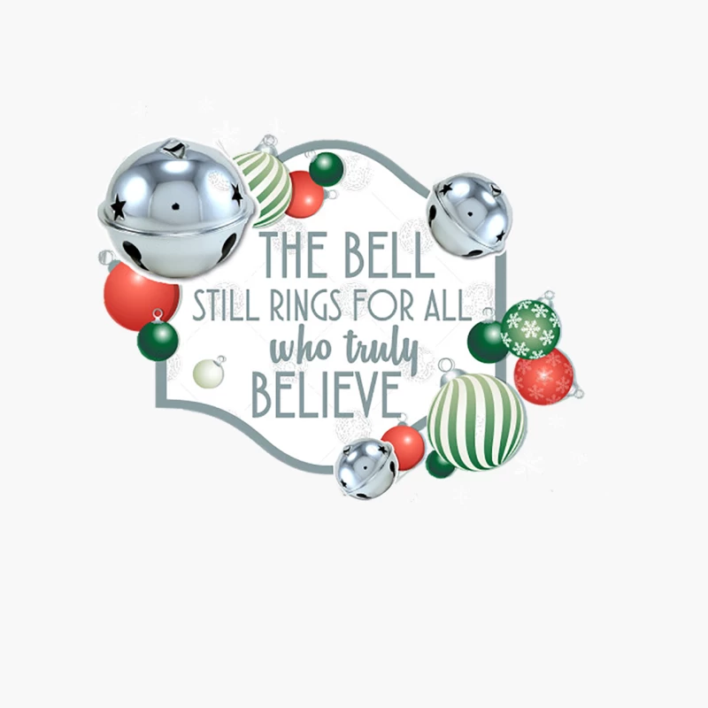 The Christmas Bell from the Polar Express Cotton Tote Bag