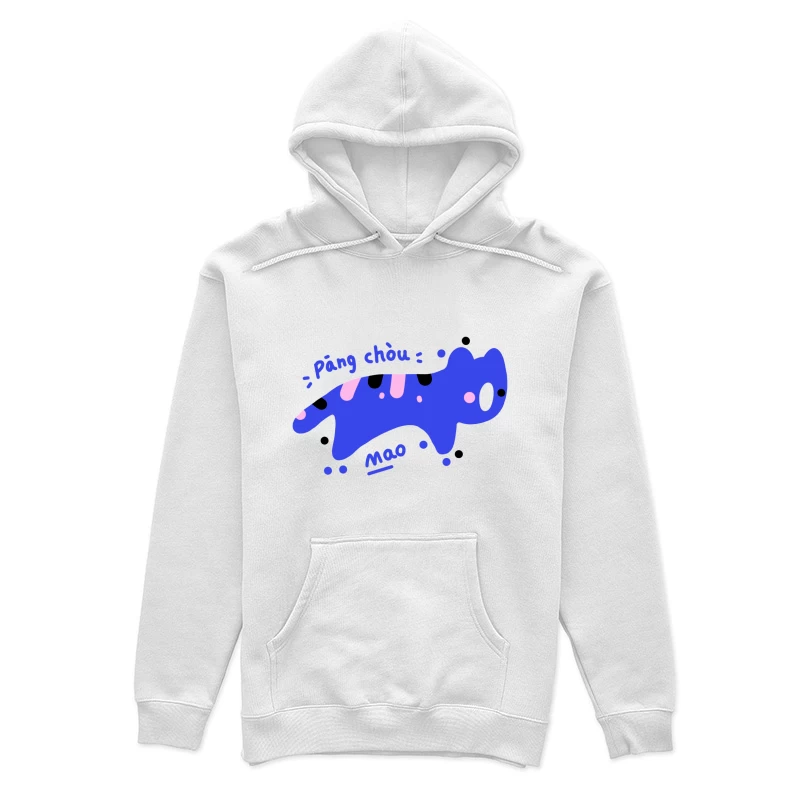 Bunter Katzen-Doodle Damen Pullover Hoodie