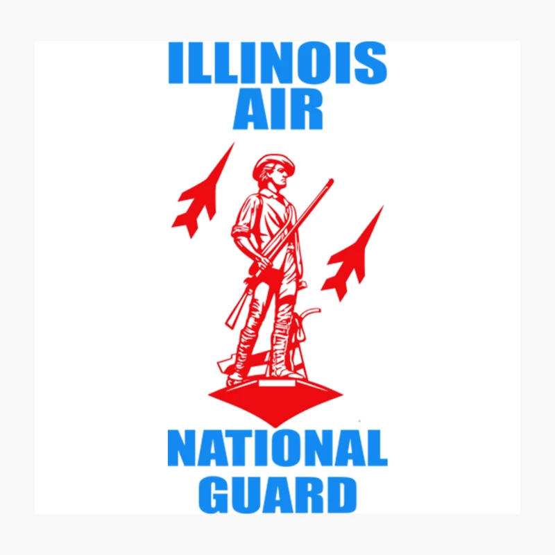 Illinois Air National Guard Throw Pillow