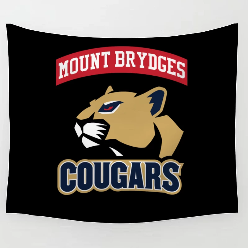 Mount Brydges Cougars Team Logo Tapestry