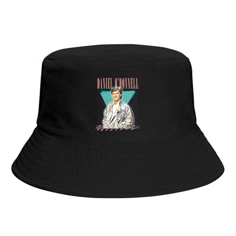 Daniel O_Donnell  Retro Style Fan Design Bucket Hat