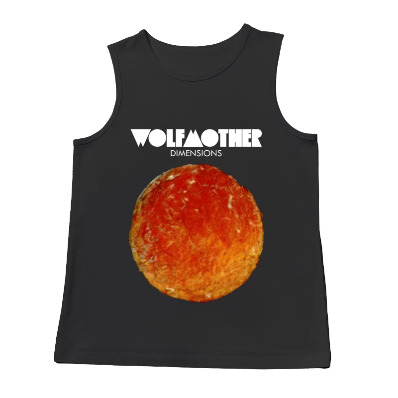 Wolfmother - Dimensions Album Cover with Orange Celestial Design Male Tank Top