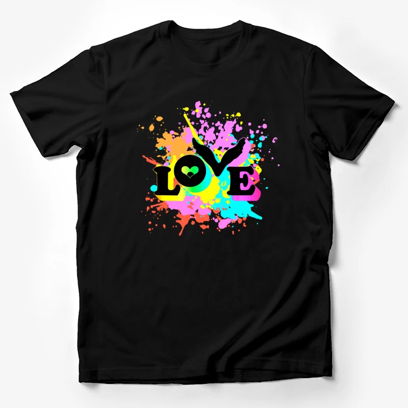 Coldplay Love Colorful Male T-Shirt