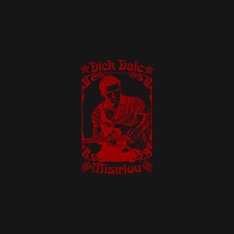 Dick Dale  Retro Fan Art Design Desk Mat