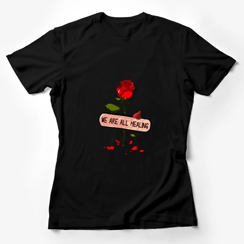 Rose und Heilung: Metapher der Erneuerung Damen T-Shirt
