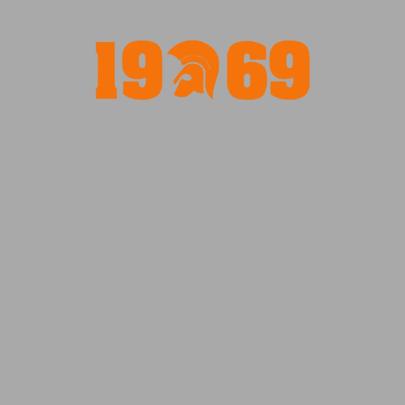 1969 Sports Logo Design Male Pullover Hoodie