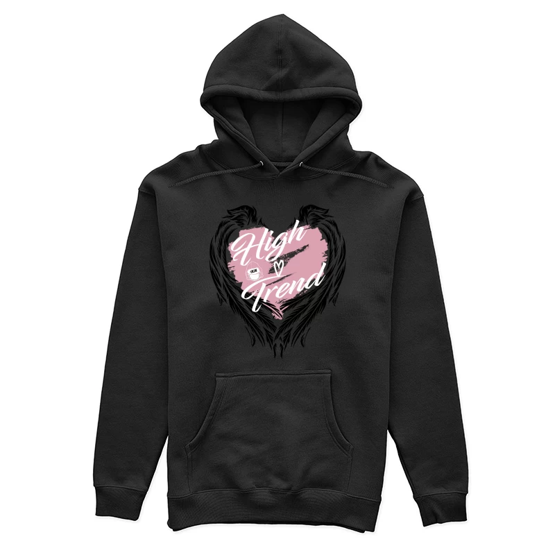 High Trend Herzdesign Damen Pullover Hoodie
