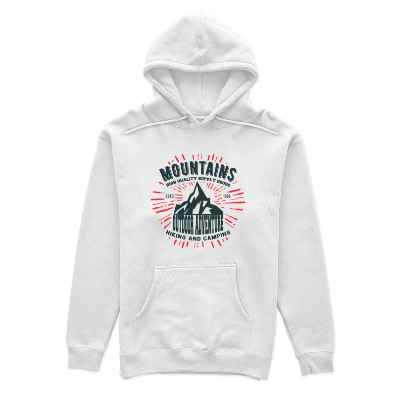 Outdoor Abenteuer: Berge, Wandern und Camping Damen Pullover Hoodie