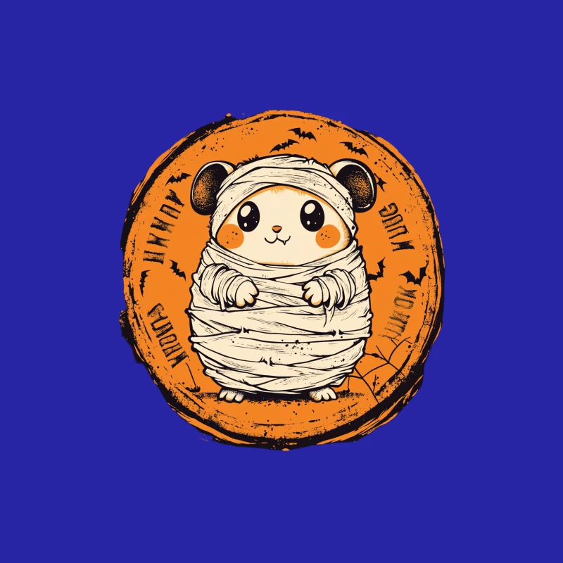 Cute Mummy Panda Halloween Cartoon Male Tank Top