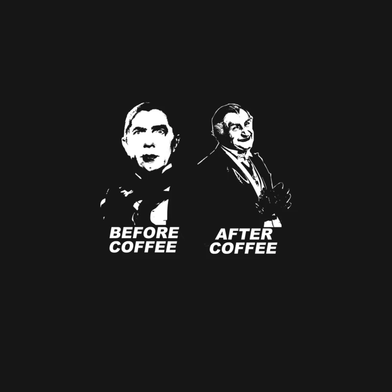 The difference a cup or two make - Dracula and Grandpa Munster Desk Mat