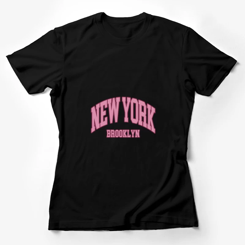Design Grafico New York Brooklyn Maglietta Donna